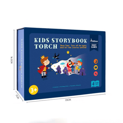 Kids flashlight storybook projector