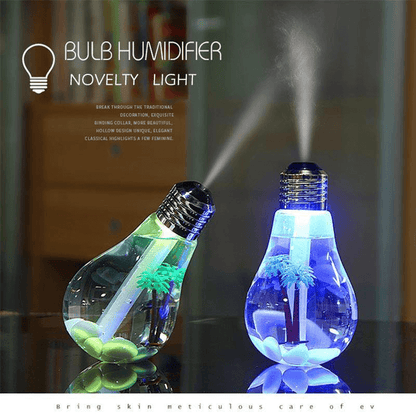 1 pc led bulb air water mist humidifier