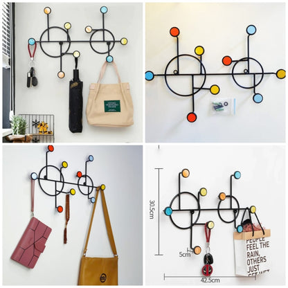 Nordic Style Wall Shelf With Hook