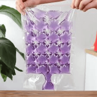 Pack of 10 self seal 24 grid kitchen ice bag