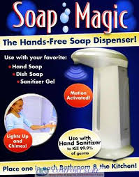 Soap hands-free soap & sanitizer dispenser
