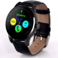 K88h ips round screen smart watch men