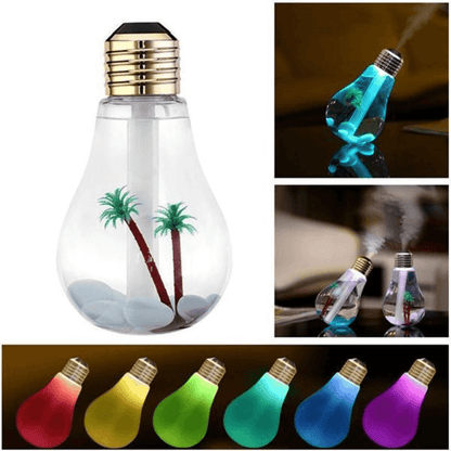 1 pc led bulb air water mist humidifier