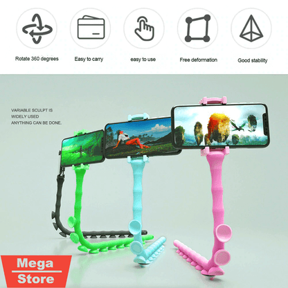 Lazy holder arm flexible mobile phone holder