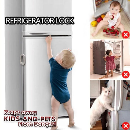 Refrigerator Lock for Child Safety Cabinet Lock Fridge
