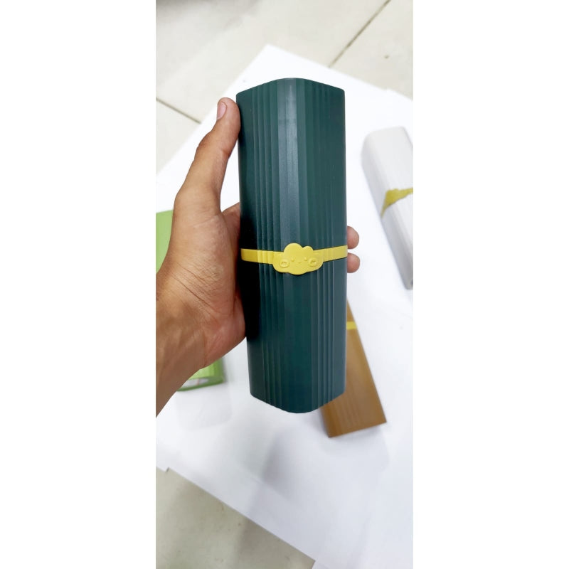 Silicone brush travel case