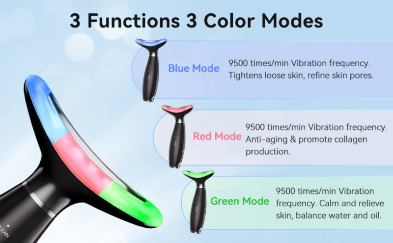 Skin care face massage tool, 3-in-1