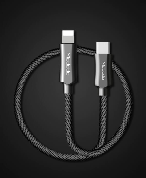 Lightning to type-c fast charging & sync cable