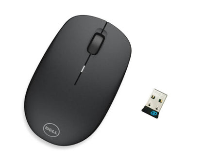 Dell wm126 optical wireless mouse - black