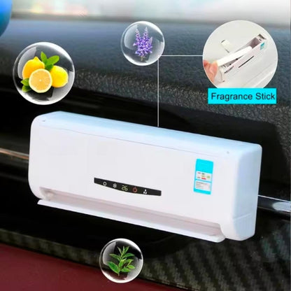 AC design Car Air freshner with a built in Perfume