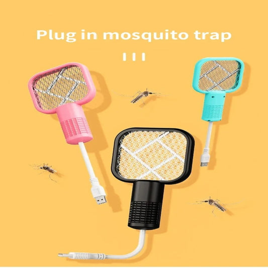 USB Electric Mosquito Swatter Mini Insect Racket