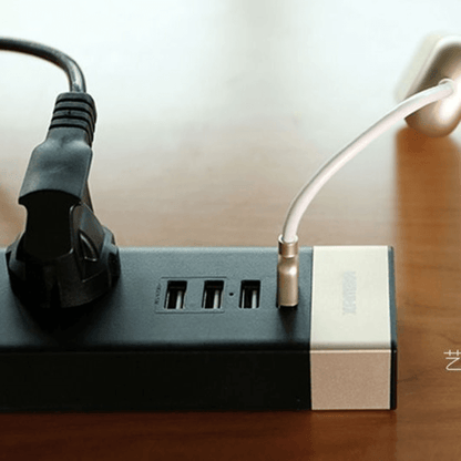 Remax ming series power socket 4 usb 3 sockets