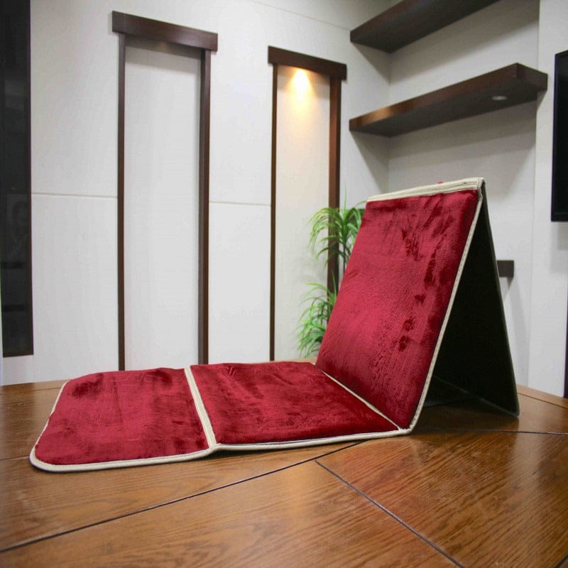 Foldable Prayer Mat with Backrest with Bag