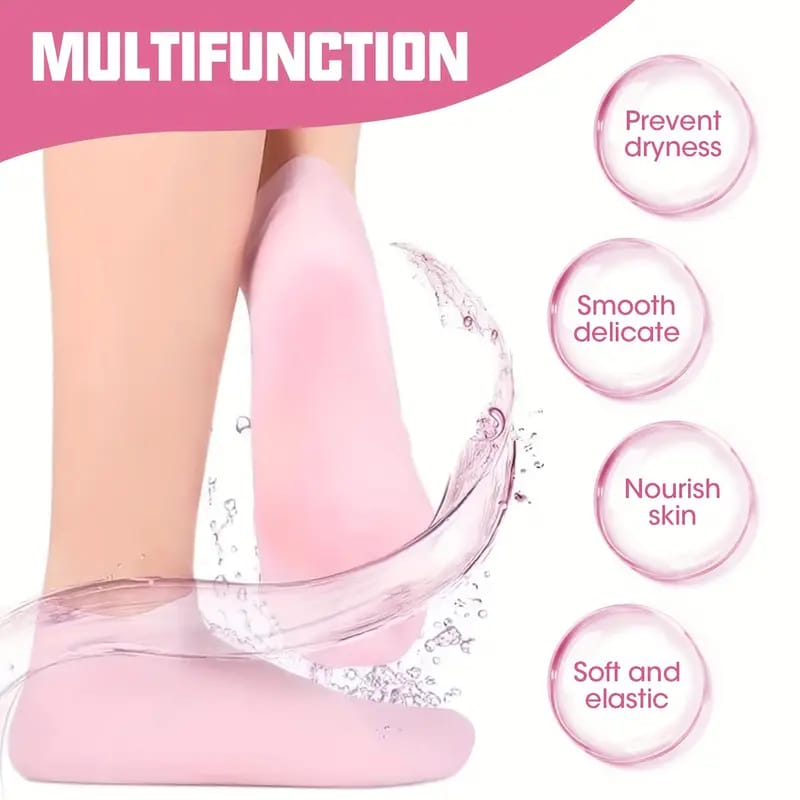 Silicone Gel Moisturizing Socks