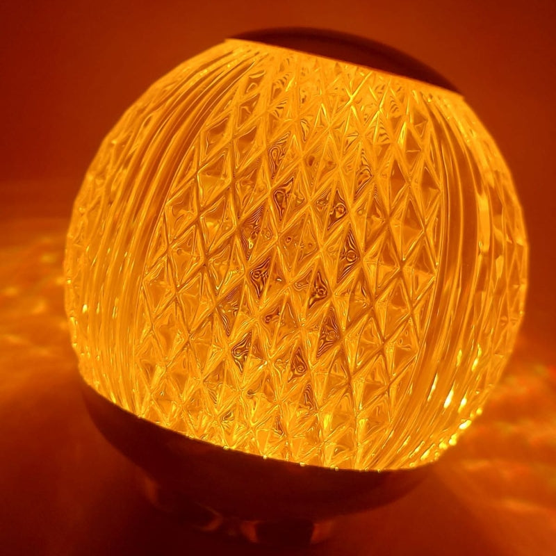 Glass round rgb lamp