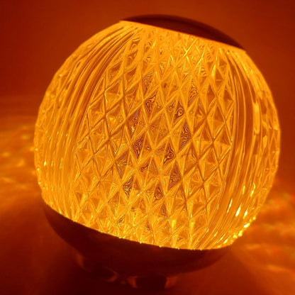 Glass round rgb lamp