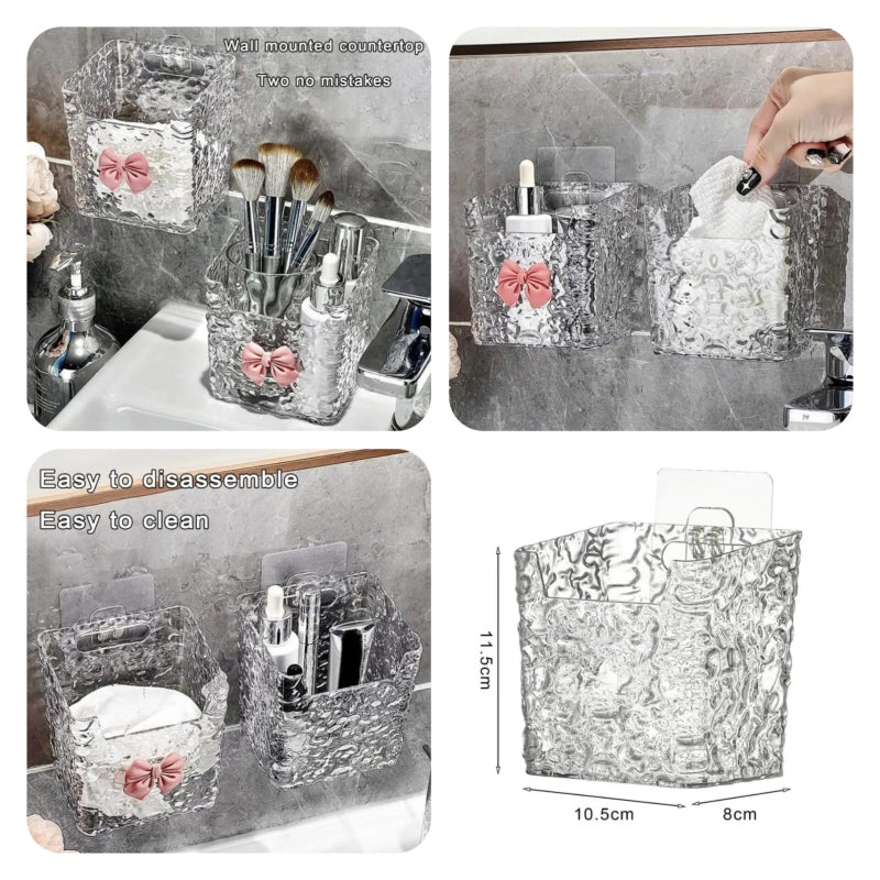 Wall mounted glam organizer