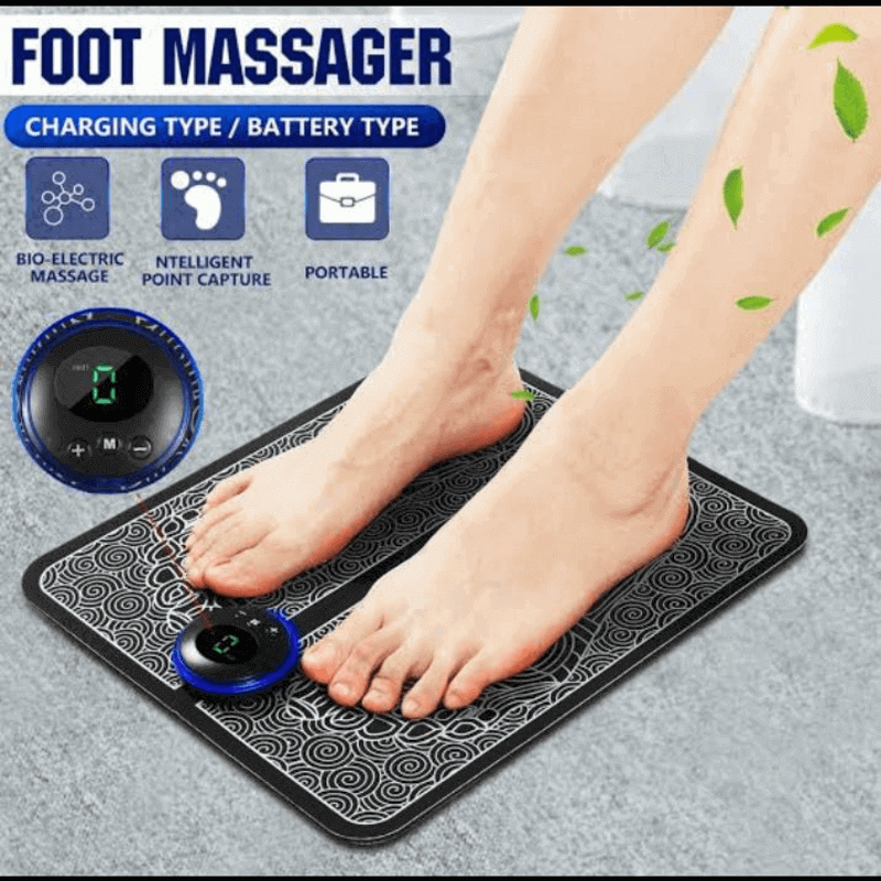 Electric ems foot massage pad 