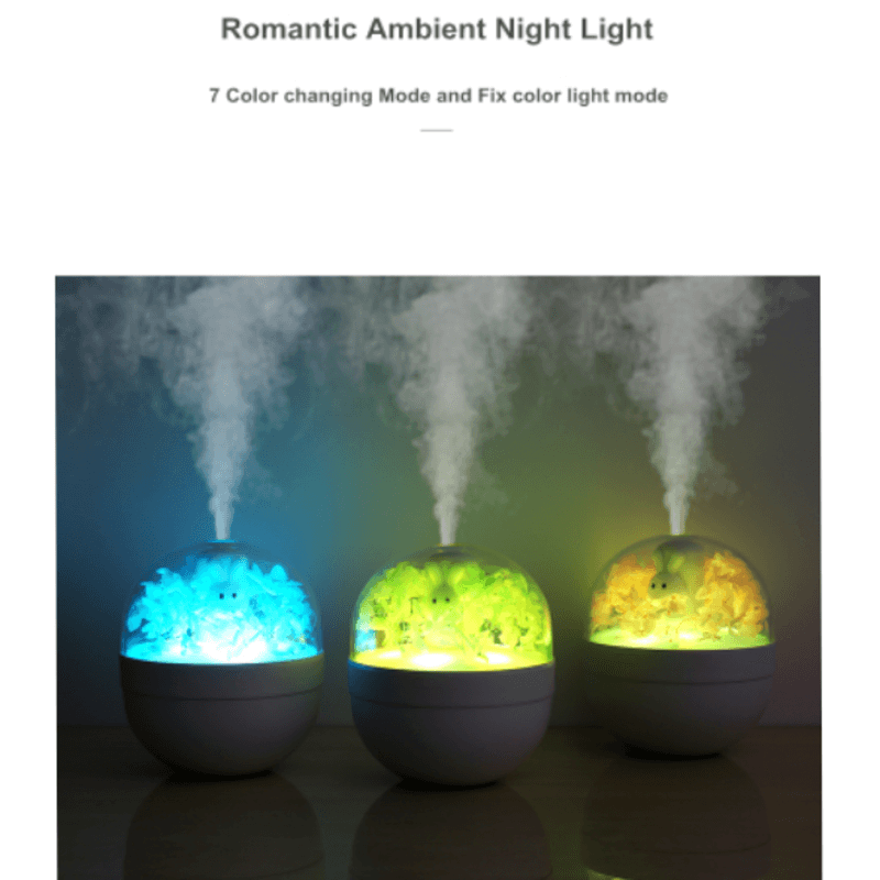 Cute rabbit wireless air humidifier usb aroma diffuser