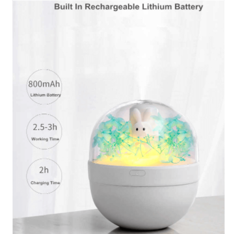 Cute rabbit wireless air humidifier usb aroma diffuser