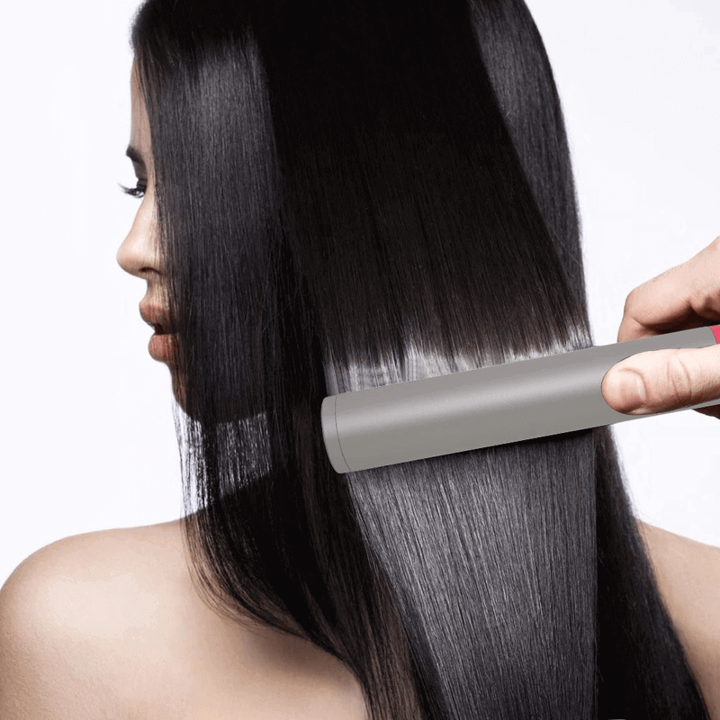 3 in 1 hair straightener with blow dryer and brush