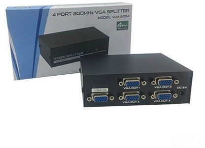 Vga splitter 4 port 200 mhz