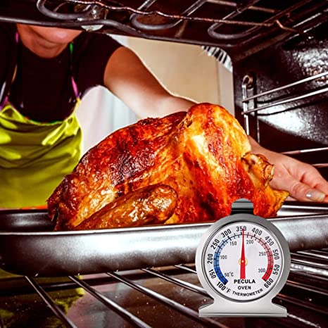 Stainless steel oven cooker thermometer 