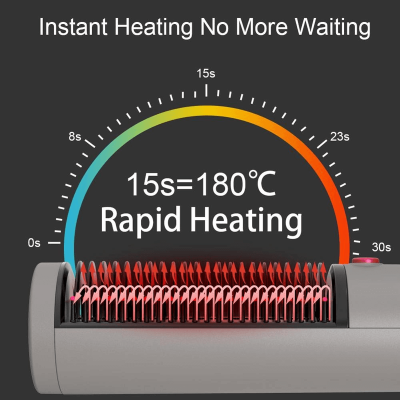 3 in 1 hair straightener with blow dryer and brush