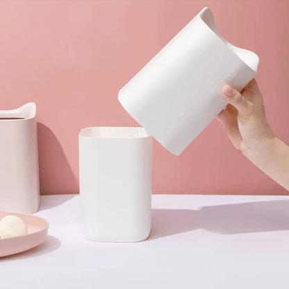 Nordic style mini desk trash can