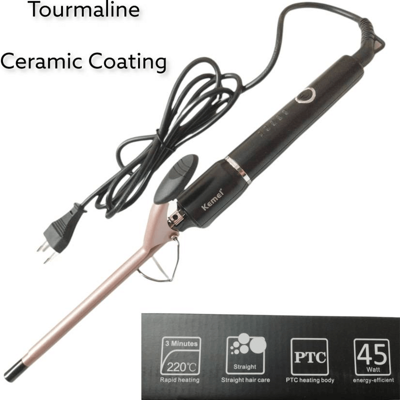Kemei electric hair curler 9mm rod