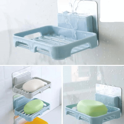 Wall mounted soap box