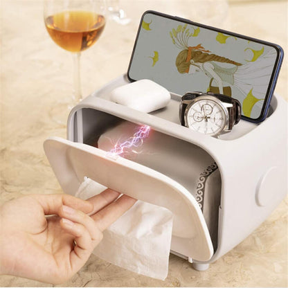 Plastic tissue box cover holder desk storage box container