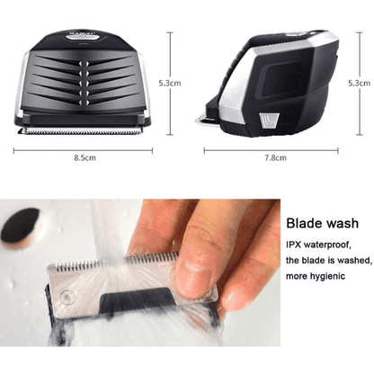 Kemei km 6032 pro hair clipper with 9 different combs