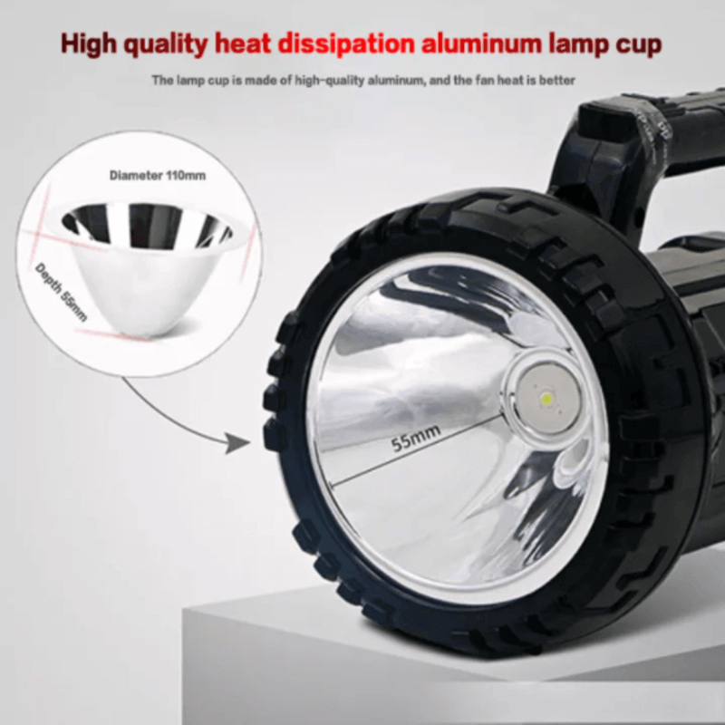 Rechargeable flashlight emergency light waterproof