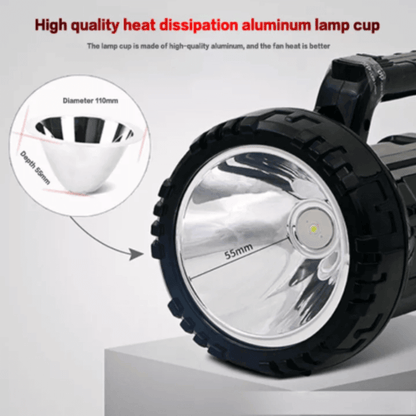 Rechargeable flashlight emergency light waterproof