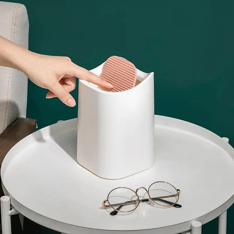 Nordic style mini desk trash can