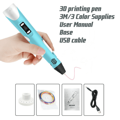 3d printing doodler stylus pen with lcd screen