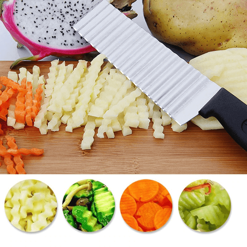 French fries chips cutter knife