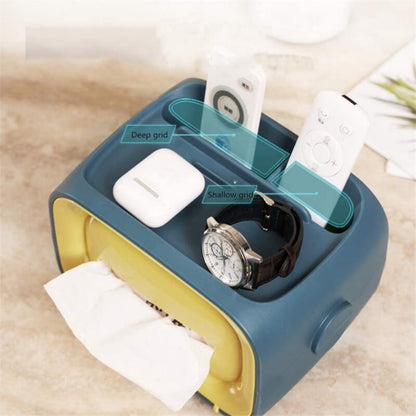 Plastic tissue box cover holder desk storage box container