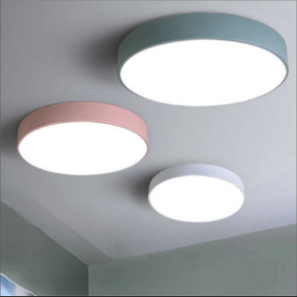 Modern nordic pastel colored ceiling light