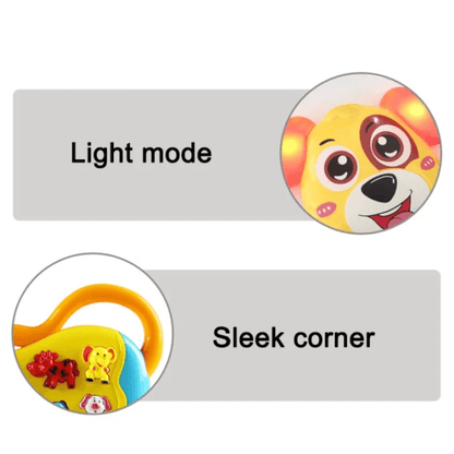 Cute dog electronic piano keyboard