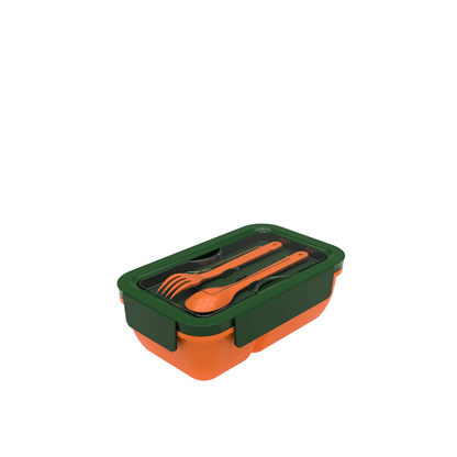 Mario lunch box with spoon and fork