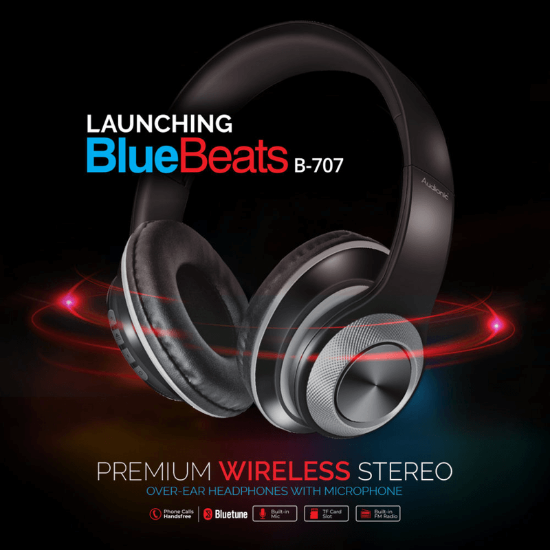 Blue beats wireless bluetooth headphone b 707