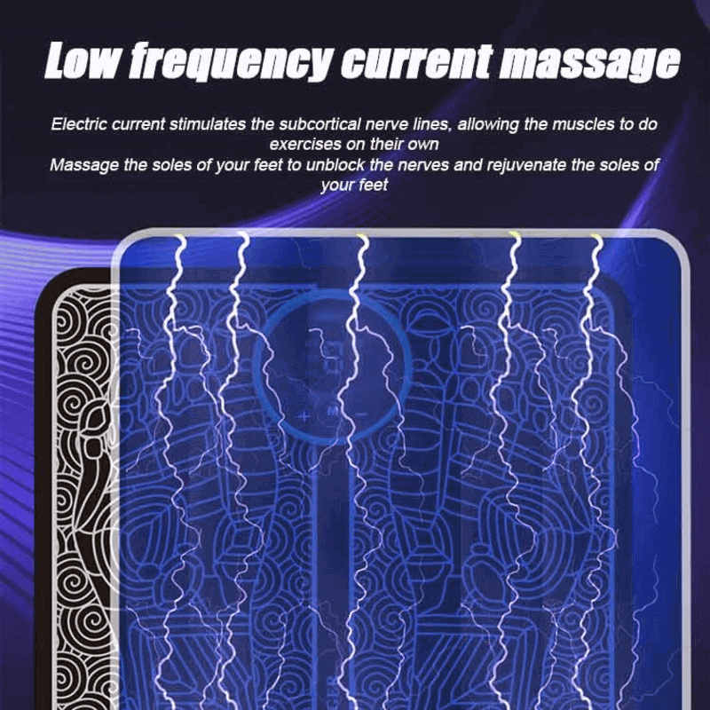 Electric ems foot massage pad
