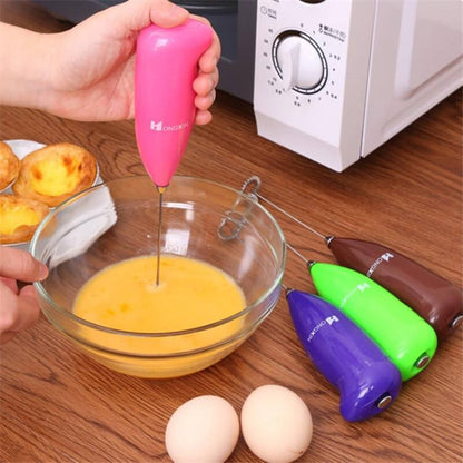 Pack of 2 handheld mini coffee & egg beater