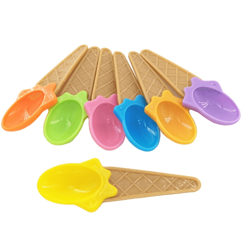 Pack of 2 cute ice cream bowl with a spoon