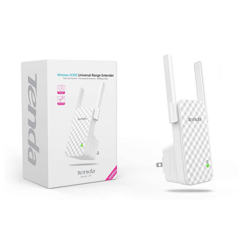 Tenda wireless a9 n300 universal range extender
