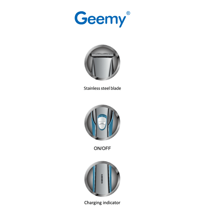 Geemy rechargeable hair trimmer gm-6571