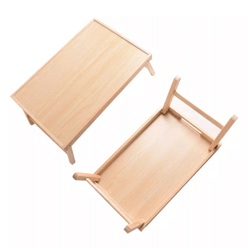 Bamboo breakfast table tray