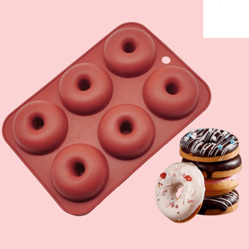 3d silicone 6 donut maker mold